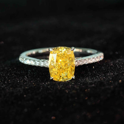 Yellow Roses Yellow Zircon Ring