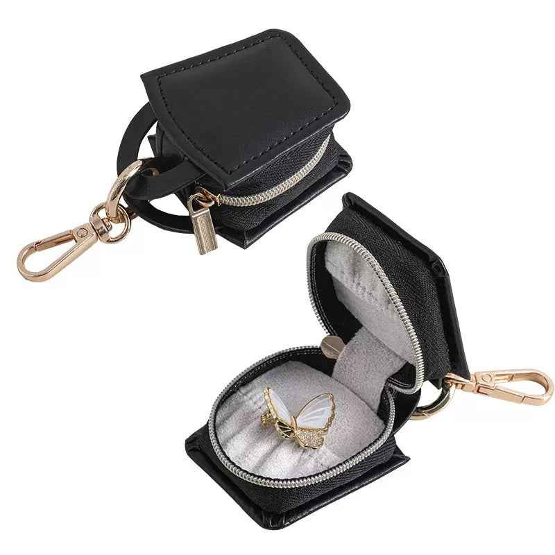 Trapezoid Mini Jewelry Pouch