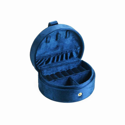 Half-Moon Velvet Jewelry Box