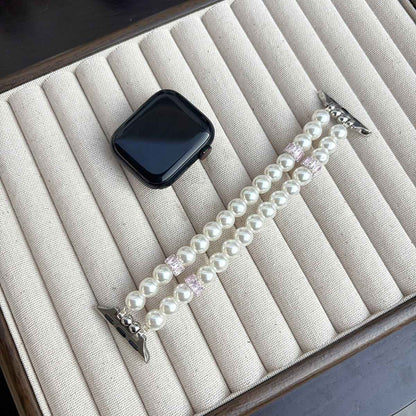 Pearl Rhinestone Apple Watch Band