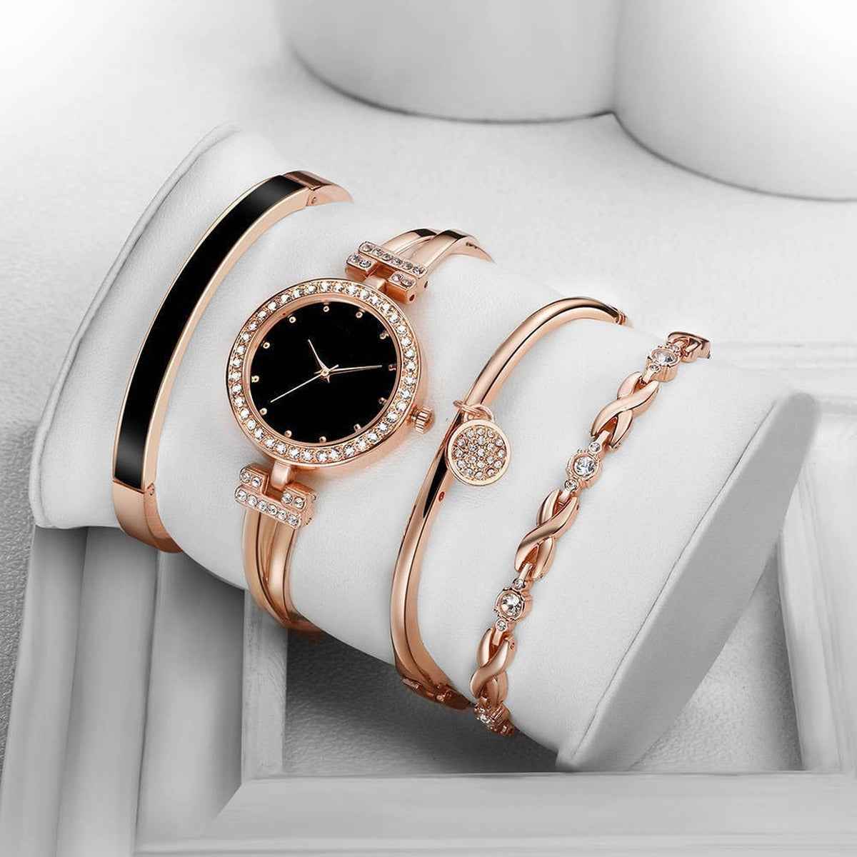 Jewelry Bracelet Watch Set