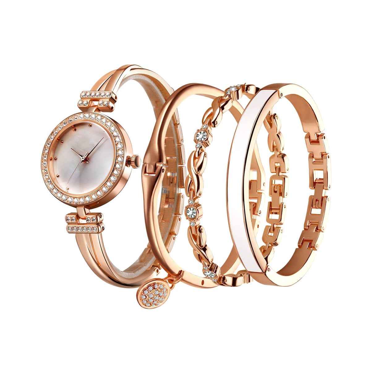 Jewelry Bracelet Watch Set