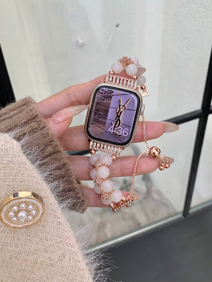 Rose Gold Chain + Mermaid Pearl detail