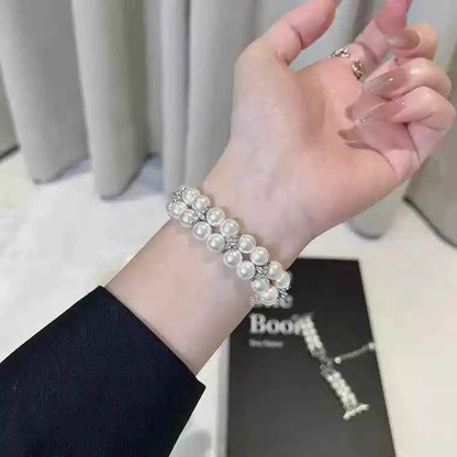 Crystal Butterfly Bow Pearl Apple Watch Band