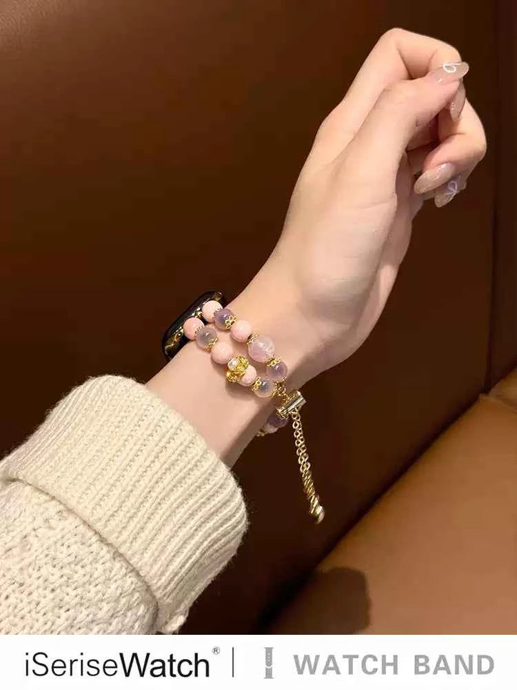 Bohemian Beaded Woven Apple Watch Band