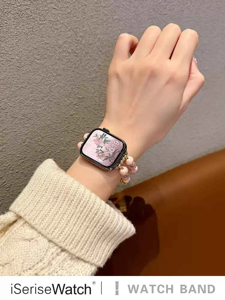 Bohemian Beaded Woven Apple Watch Band